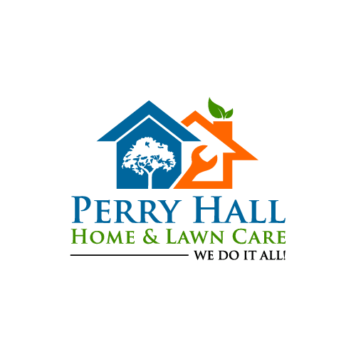 tree in house with wrench home and lawn care logo